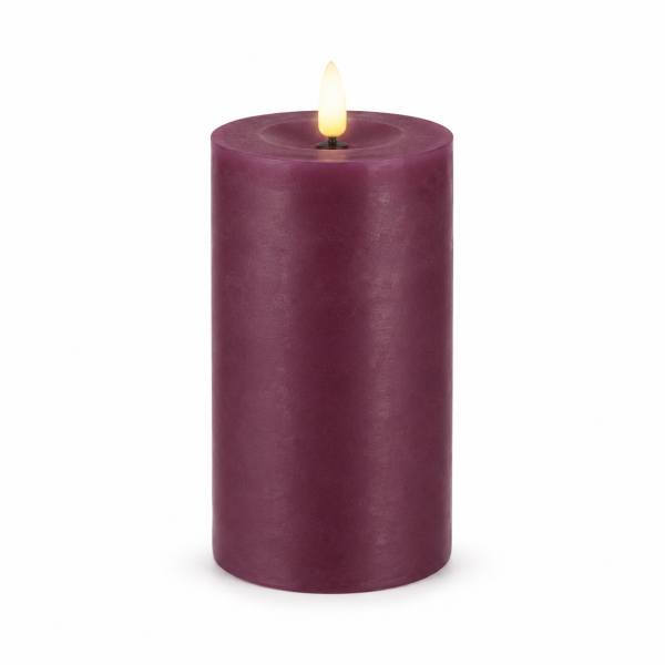 LED Kerze Violett