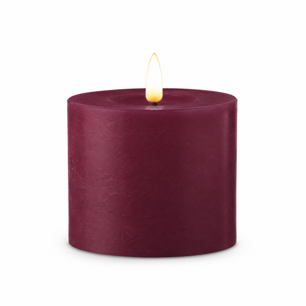 Deluxe Homeart LED Kerze mit Timerfunktion Violett