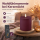 Deluxe Homeart LED Kerze mit Timerfunktion Violett