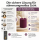 Deluxe Homeart LED Kerze mit Timerfunktion Violett