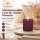 Deluxe Homeart LED Kerze mit Timerfunktion Violett