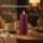 Deluxe Homeart LED Kerze mit Timerfunktion Violett