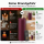 Deluxe Homeart LED Kerze mit Timerfunktion Violett
