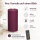 Deluxe Homeart LED Kerze mit Timerfunktion Violett