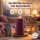 Deluxe Homeart LED Kerze mit Timerfunktion Violett
