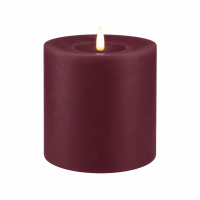 Deluxe Homeart LED Kerze mit Timerfunktion Violett