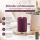 Deluxe Homeart LED Kerze mit Timerfunktion Violett