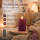 Deluxe Homeart LED Kerze mit Timerfunktion Violett