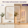 Deluxe Homeart LED Kerze Violett Stabkerze 24 cm