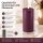 Deluxe Homeart LED Kerze mit Timerfunktion Violett