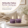 Deluxe Homeart LED Kerze mit Timerfunktion Violett Teelicht