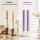 Deluxe Homeart LED Kerze Violett Stabkerze 15 cm