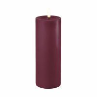 Deluxe Homeart LED Kerze mit Timerfunktion Violett