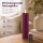 Deluxe Homeart LED Kerze mit Timerfunktion Violett