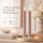 Deluxe Homeart LED Kerze Rose Stabkerze 24 cm