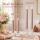 Deluxe Homeart LED Kerze Rose Stabkerze 24 cm
