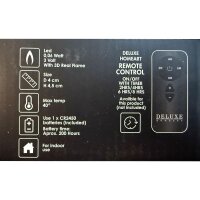 Deluxe Homeart LED Kerze Rose Teelicht