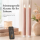 Deluxe Homeart LED Kerze Rose Stabkerze 15 cm