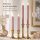 Deluxe Homeart LED Kerze Rose Stabkerze 15 cm