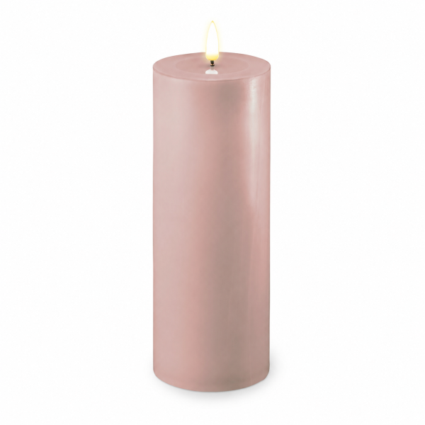 Deluxe Homeart LED Kerze mit Timerfunktion Rose