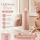 Deluxe Homeart LED Kerze mit Timerfunktion Rose