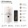 LED Grabkerze Deluxe Homeart Trauerkerze Indoor und Outdoor Wasserdicht IP 44- ( Du lebst in unseren Herzen )