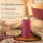 Deluxe Homeart LED Kerze mit Timerfunktion Magenta