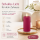 Deluxe Homeart LED Kerze mit Timerfunktion Magenta