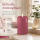 Deluxe Homeart LED Kerze mit Timerfunktion Magenta