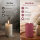 Deluxe Homeart LED Kerze mit Timerfunktion Magenta