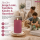 Deluxe Homeart LED Kerze mit Timerfunktion Magenta