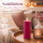 Deluxe Homeart LED Kerze mit Timerfunktion Magenta