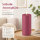 Deluxe Homeart LED Kerze mit Timerfunktion Magenta