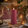 Deluxe Homeart LED Kerze mit Timerfunktion Magenta