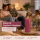 Deluxe Homeart LED Kerze mit Timerfunktion Magenta