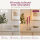 Deluxe Homeart LED Kerze Magenta Stabkerze 24 cm