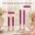 Deluxe Homeart LED Kerze Magenta Stabkerze 24 cm