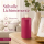 Deluxe Homeart LED Kerze mit Timerfunktion Magenta