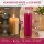 Deluxe Homeart LED Kerze mit Timerfunktion Magenta