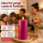 Deluxe Homeart LED Kerze mit Timerfunktion Magenta