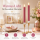 Deluxe Homeart LED Kerze Magenta Stabkerze 15 cm