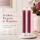 Deluxe Homeart LED Kerze Magenta Stabkerze 15 cm