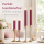 Deluxe Homeart LED Kerze Magenta Stabkerze 15 cm