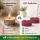 Deluxe Homeart LED Kerze Magenta Großes Teelicht