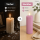 Deluxe Homeart LED Kerze mit Timerfunktion Lavendel
