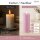Deluxe Homeart LED Kerze mit Timerfunktion Lavendel