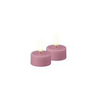Deluxe Homeart LED Kerze Lavendel Teelicht