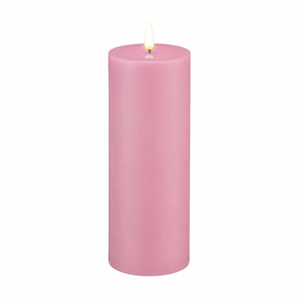 Deluxe Homeart LED Kerze mit Timerfunktion Lavendel