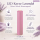 Deluxe Homeart LED Kerze mit Timerfunktion Lavendel