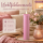 Deluxe Homeart LED Kerze mit Timerfunktion Lavendel